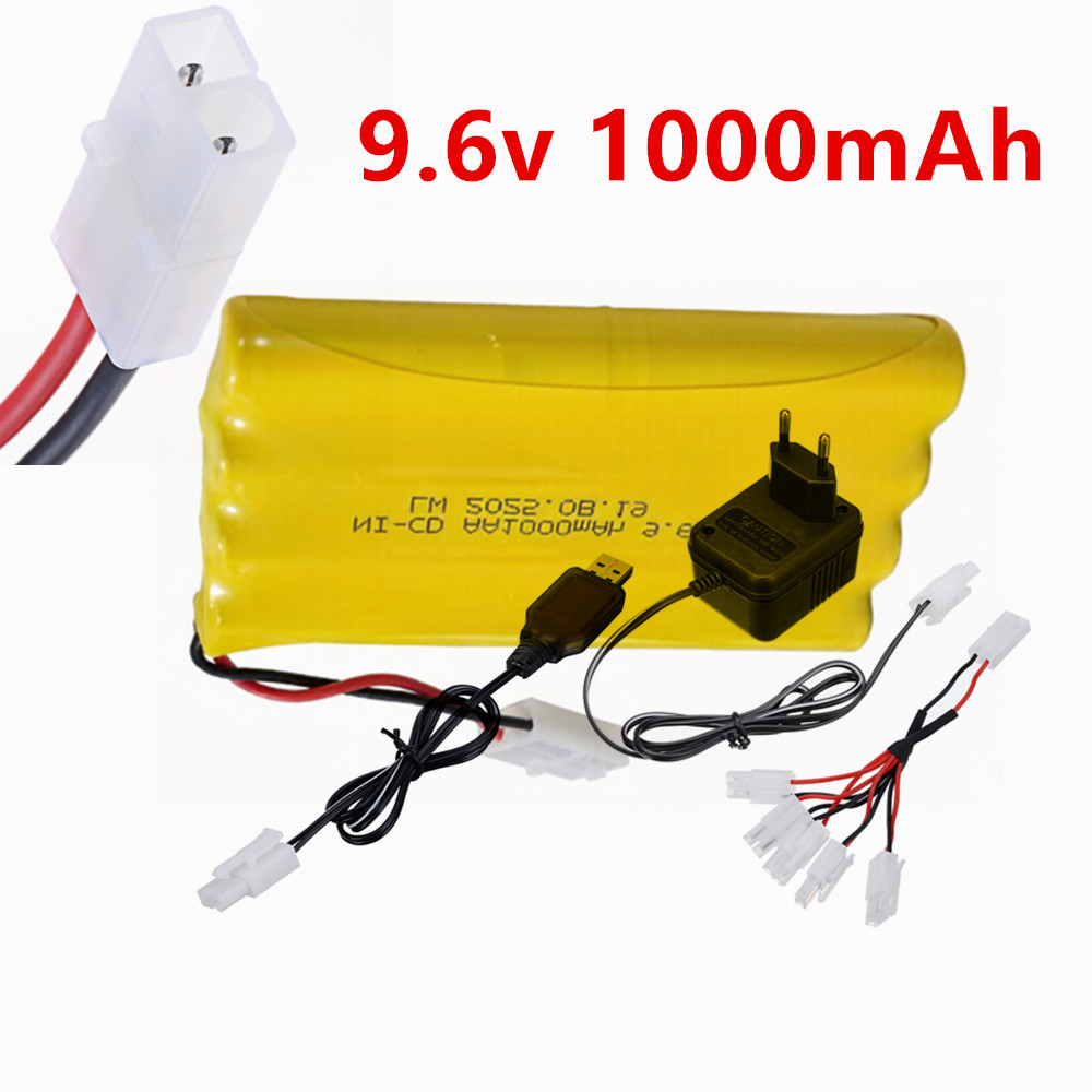 Rc Hobby Hub - بطارية قابلة لإعادة الشحن 9.6 فولت