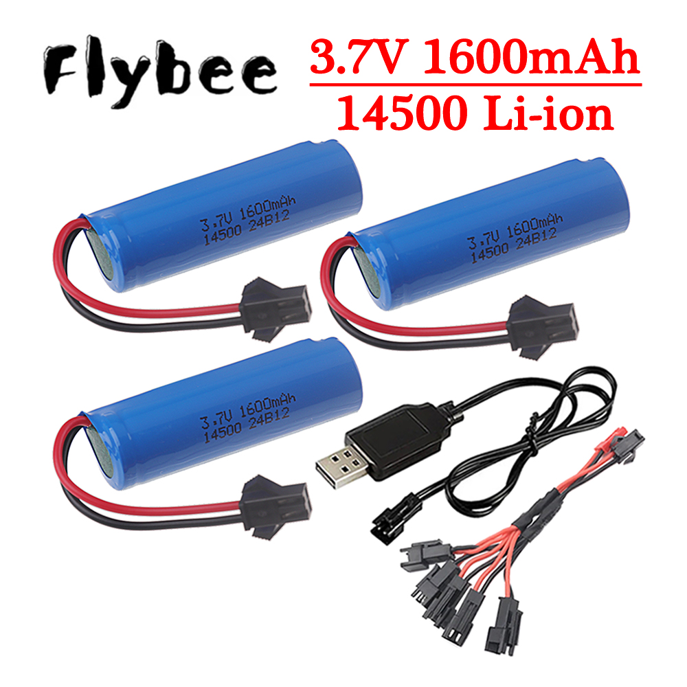 Rc Hobby Hub - الأصلي 3.7 فولت 14500 1600 مللي