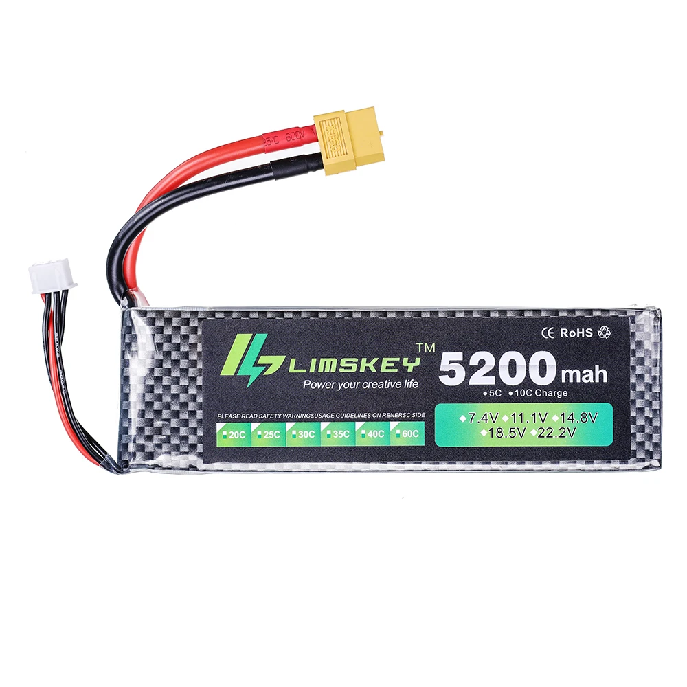Limskey بطارية الطاقة 7.4 فولت - مراجعة Rc Hobby Drone وسعره