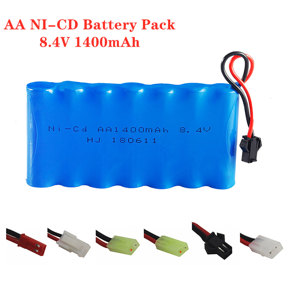 8.4 فولت 1400mah Ni-CD بطارية  - مراجعة Rc Hobby Hub وسعره