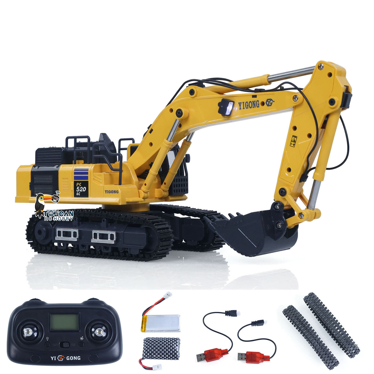 حفارة تحكم عن بعد صغيرة بمقياس - مراجعة Rc Hobby Toucan وسعره