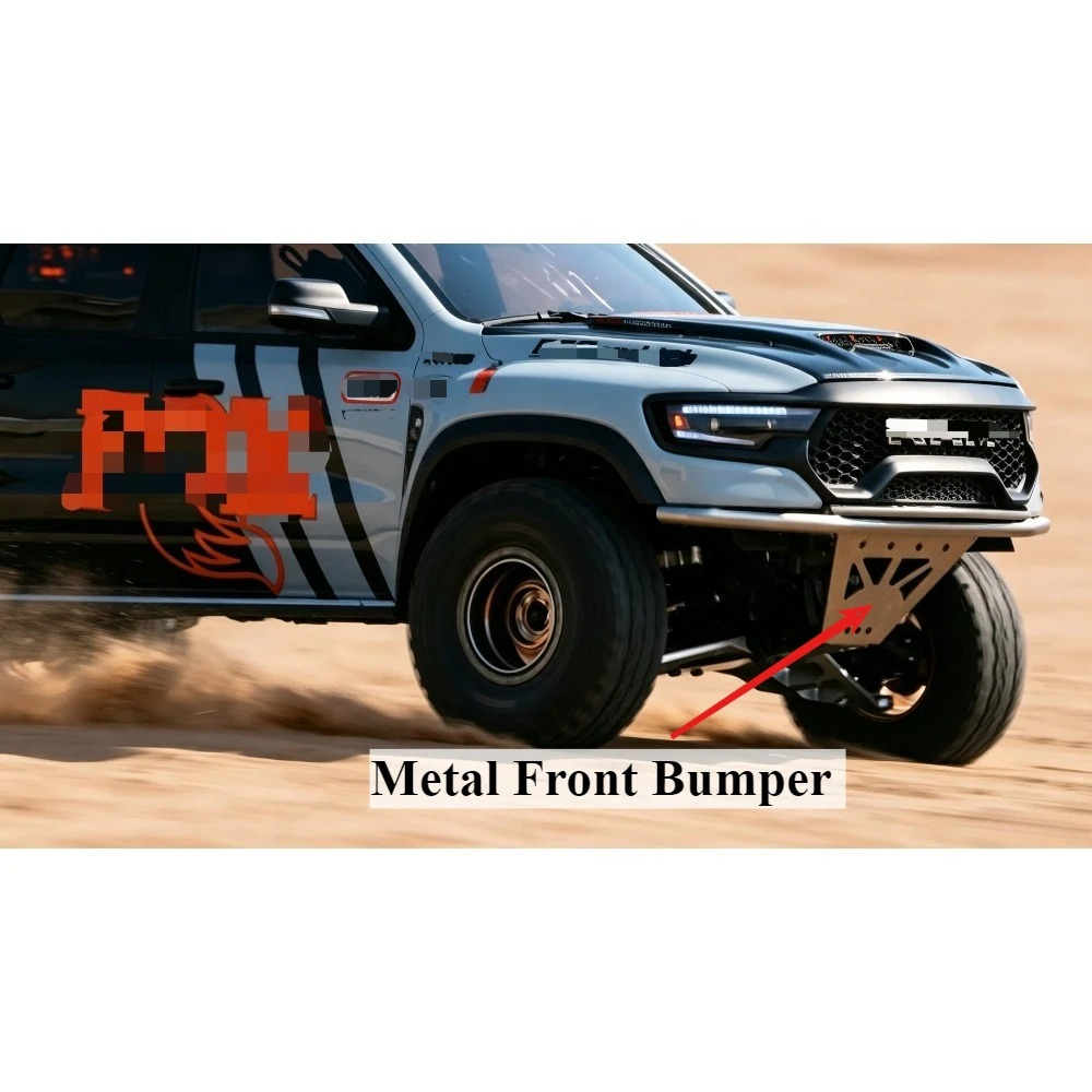 مصد أمامي معدني مخصص لسيارة RC - مراجعة Ram 1500 Rc Hobby وسعره