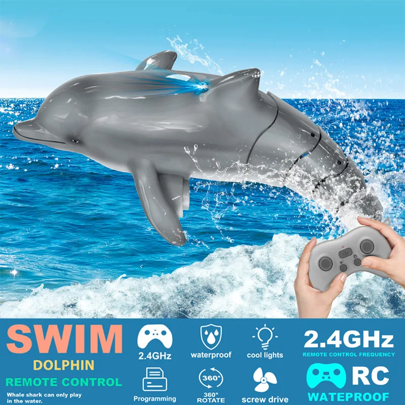 Rc قارب 2.4G دولفين التحكم عن  - مراجعة Rc Hobbyking Shop وسعره