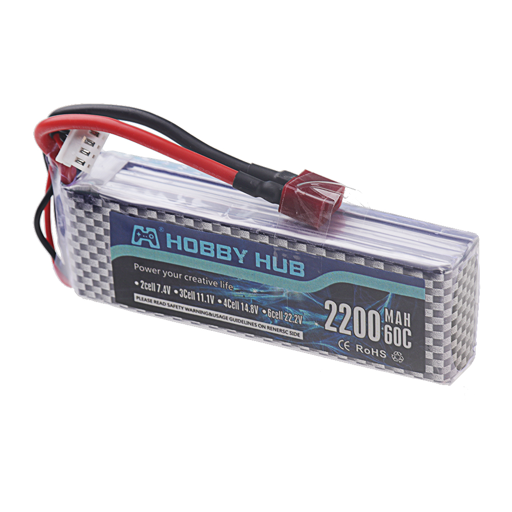 بطارية ليثيوم بوليمر 3S 11.1V  - مراجعة Rc Hobby Hub وسعره