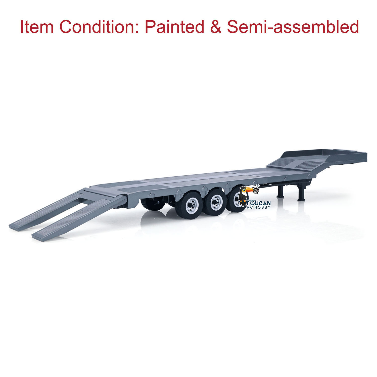 مقطورة مسطحة بلاستيكية 73.5 سم - مراجعة Rc Hobby Toucan وسعره