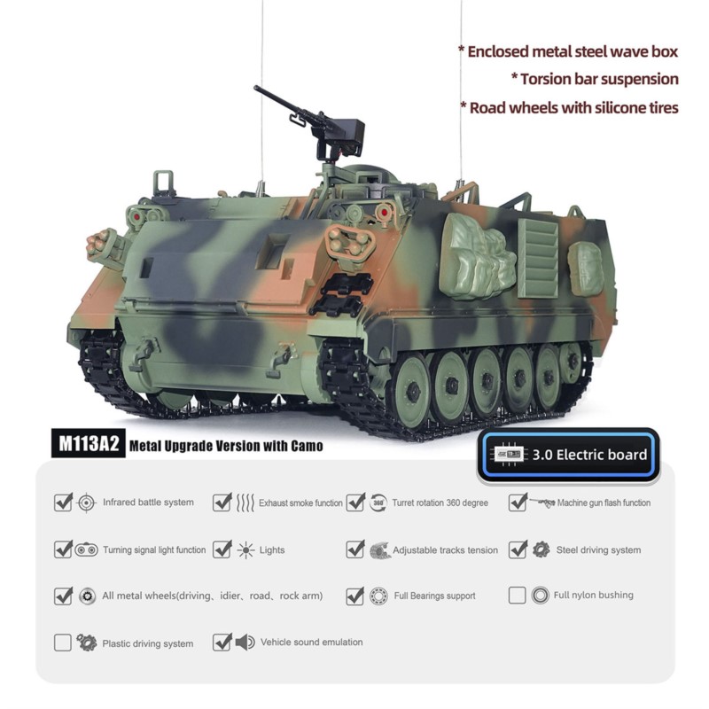 دبابة تحكم عن بعد بمقياس 1/16  - مراجعة Rc Hobby Tank وسعره
