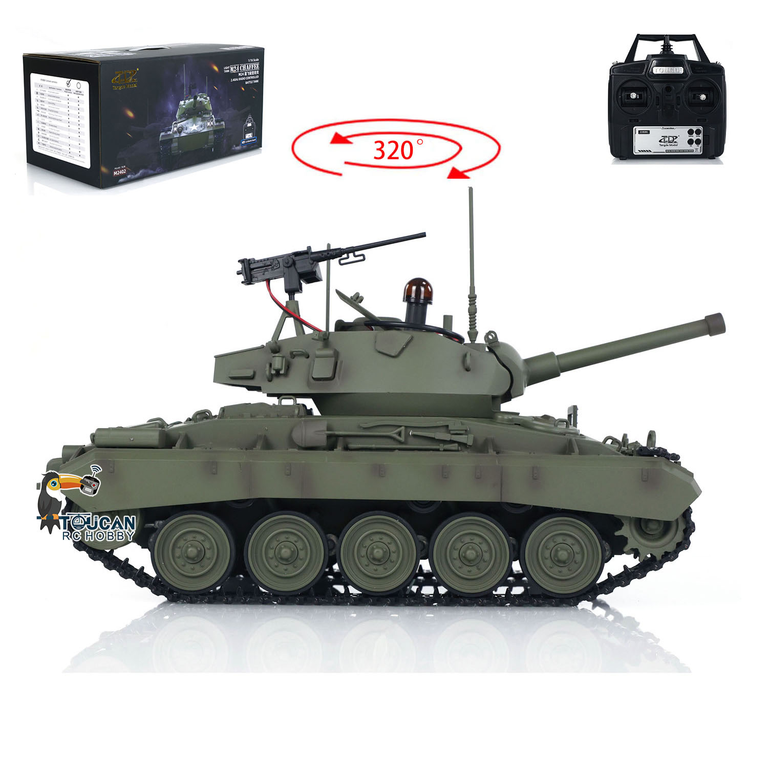 دبابة تونغدي الكهربائية للتحكم - مراجعة Rc Hobby Tank وسعره