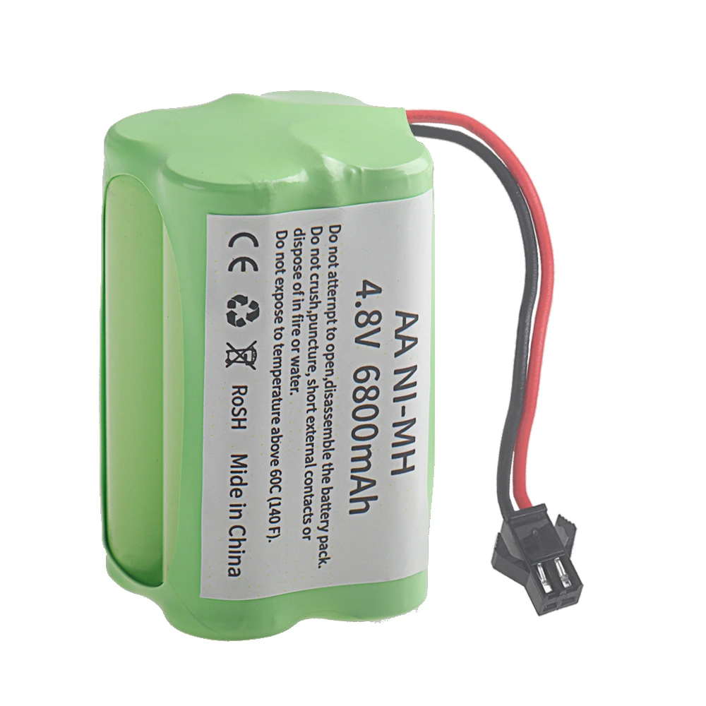 NI-MH 6800mAh 4.8V 4 * AA بطار - مراجعة Rc Hobby Tank وسعره