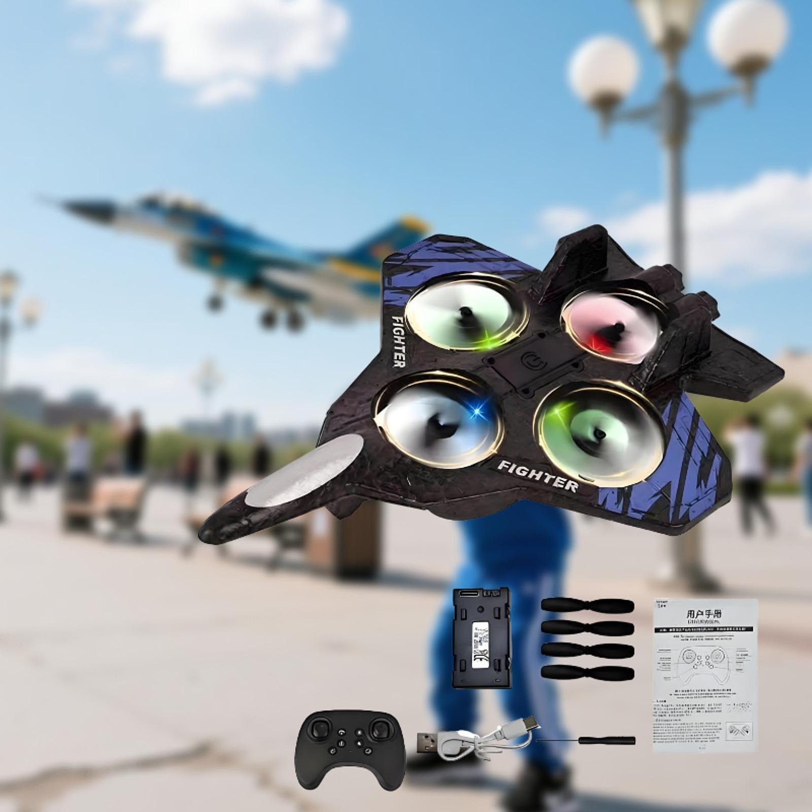 طائرة تحكم عن بعد مع إضاءة جاه - مراجعة Rc Hobby Jet Plane وسعره